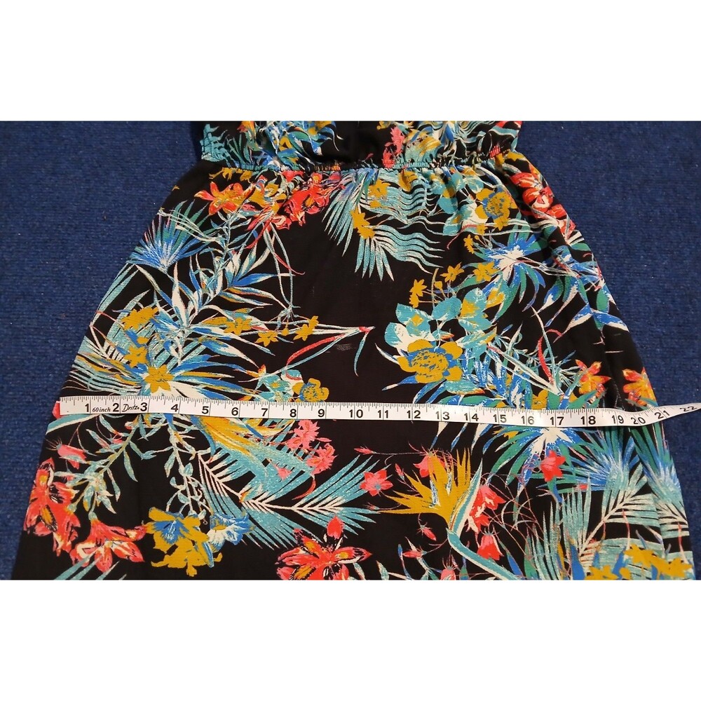 Flying Tomato Long Maxi On/Off Shoulder Style Tropical Dress  Large - Picture 10 of 13